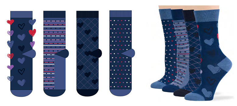 WOMEN SOCKET SOCKS DESIGNS