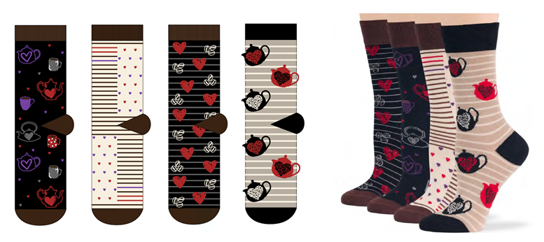 WOMEN SOCKET SOCKS DESIGNS