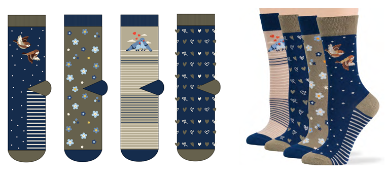 WOMEN SOCKET SOCKS DESIGNS